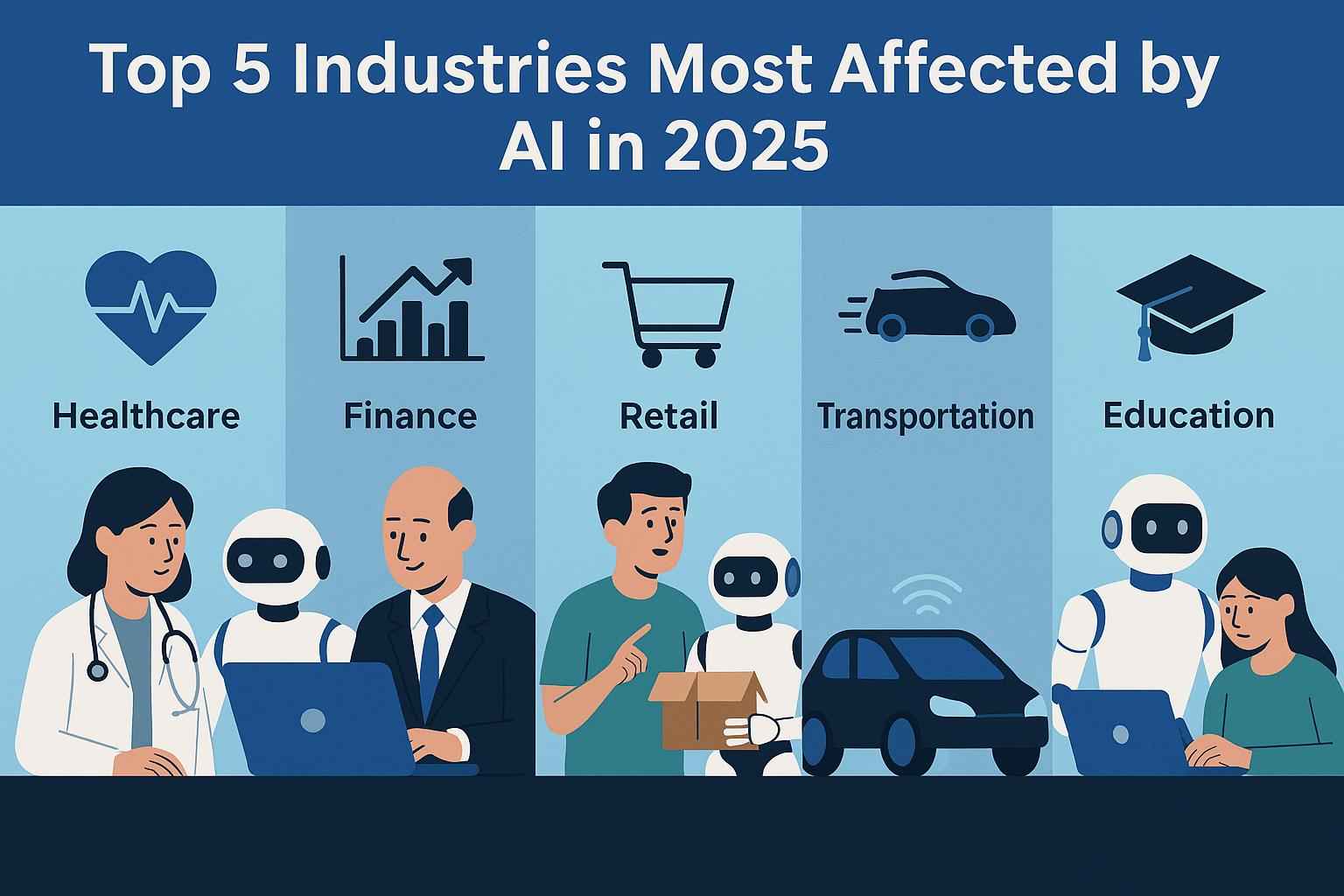 Industries most affected by ai